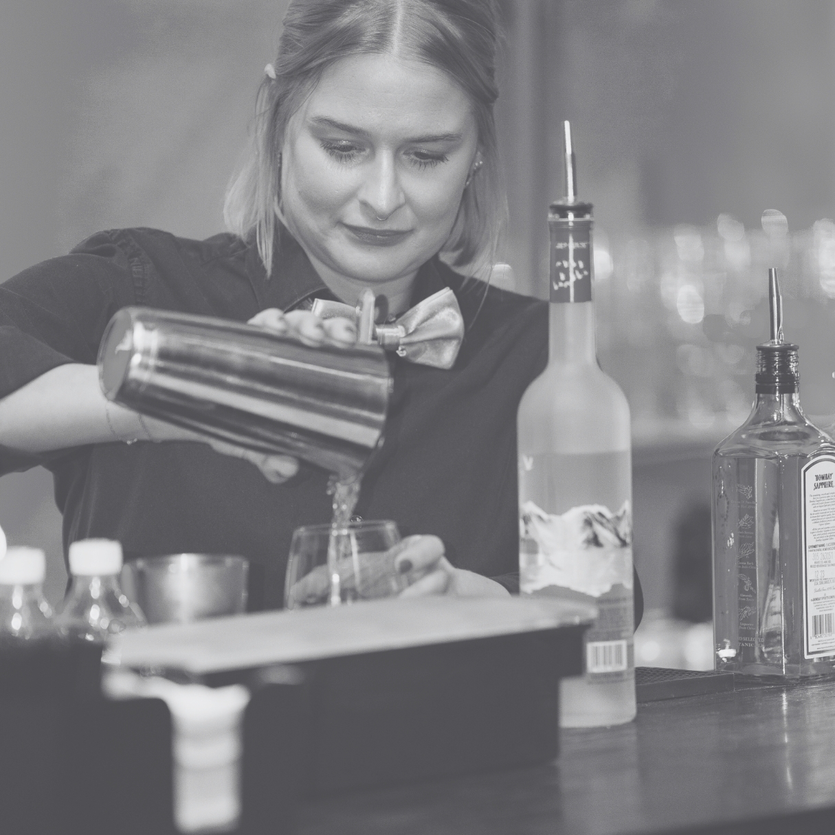 a Rocky Top event bartender